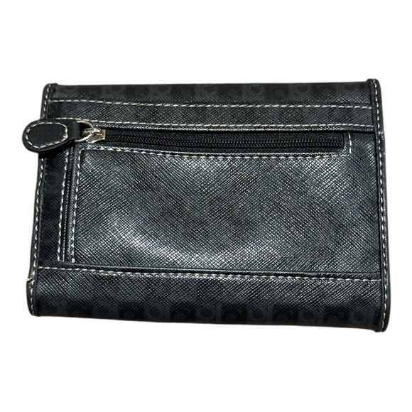🧡 5 for $25 🧡 genuine leather Black Designer Women's Wallet - Picture 2 of 3
